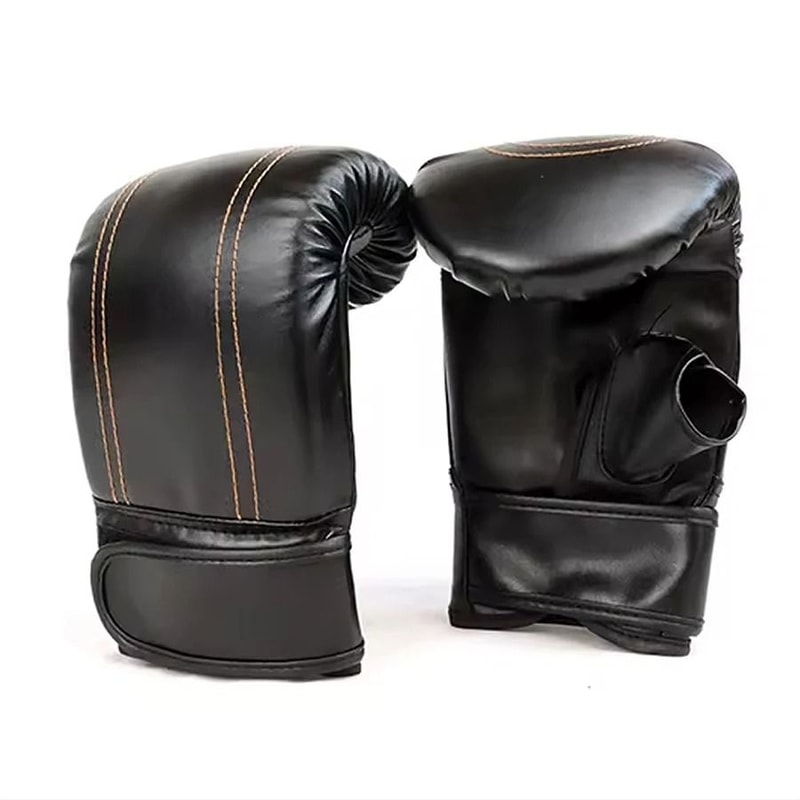Training Boxing Gloves Adults Unisex Sanda Exercise Leather Mitts 6