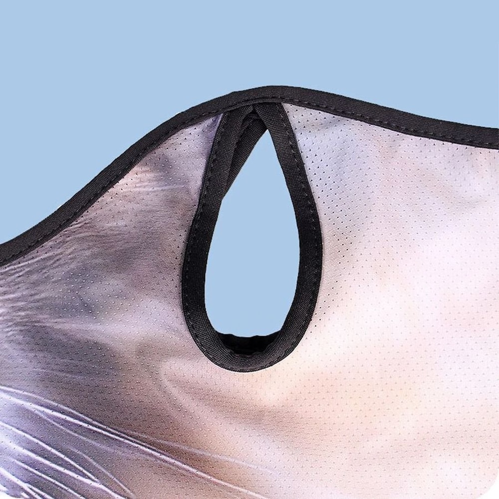 3D Animal Print Ice Silk Bandana Cooling Breathable Face Neck Protection 3