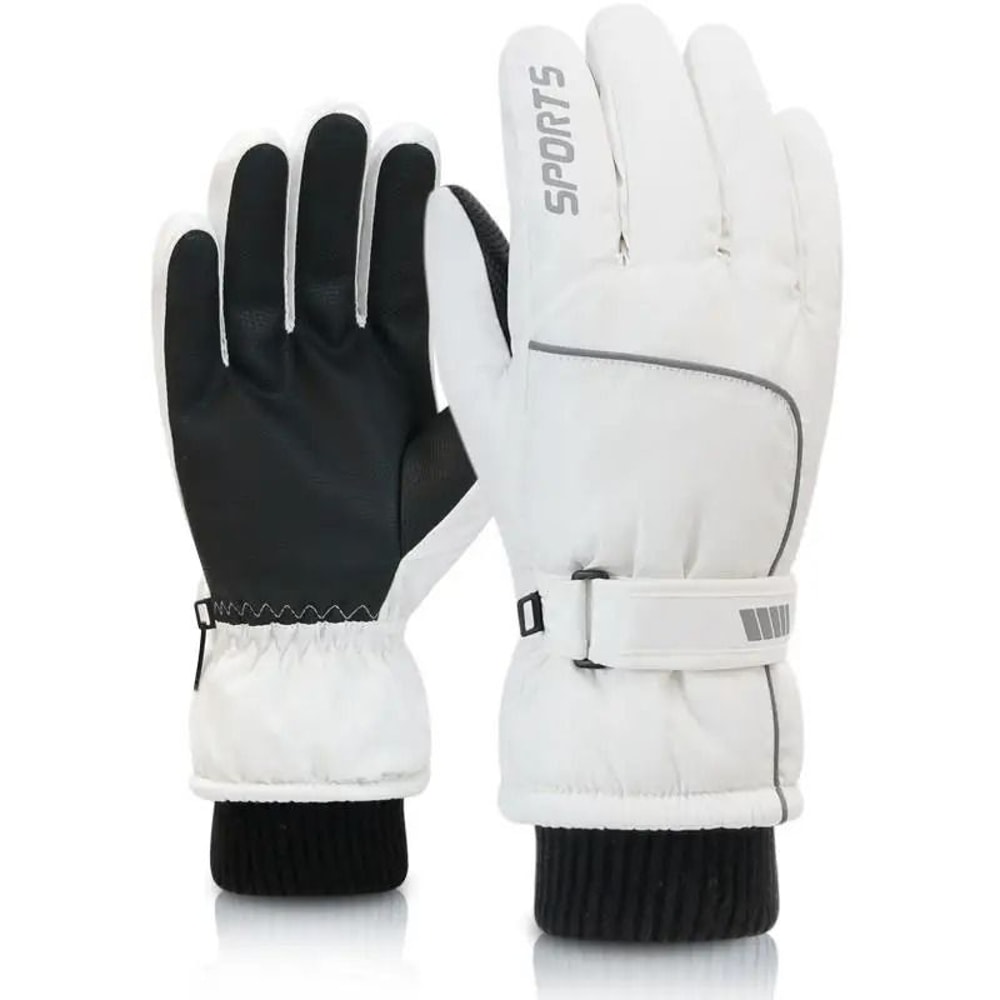 Winter Warm Skiing Snow Gloves Waterproof Touchscreen Compatible 0