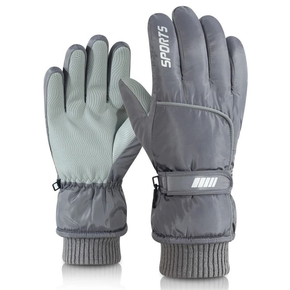 Winter Warm Skiing Snow Gloves Waterproof Touchscreen Compatible 2