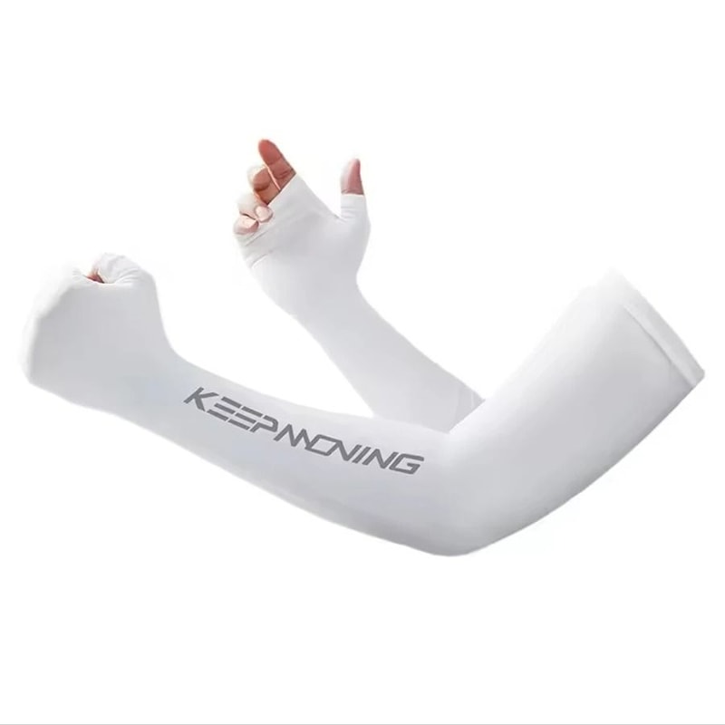 Summer Ice Silk Cooling Arm Sleeves UV Sun Protection Camouflage Sports Cuffs 10