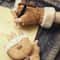 Winter Womens Fingerless Thermal Gloves Thick HalfFinger Student Design 3