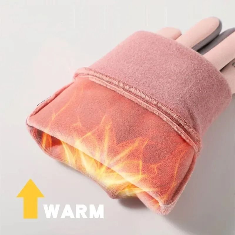 Autumn Winter Thermal Sports Gloves Waterproof WindResistant Cycling Gear 5