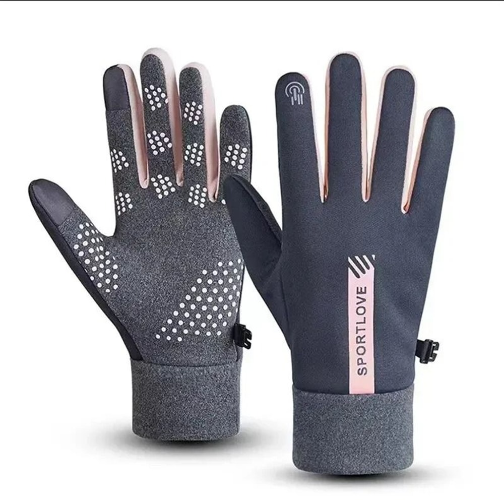 Autumn Winter Thermal Sports Gloves Waterproof WindResistant Cycling Gear 8