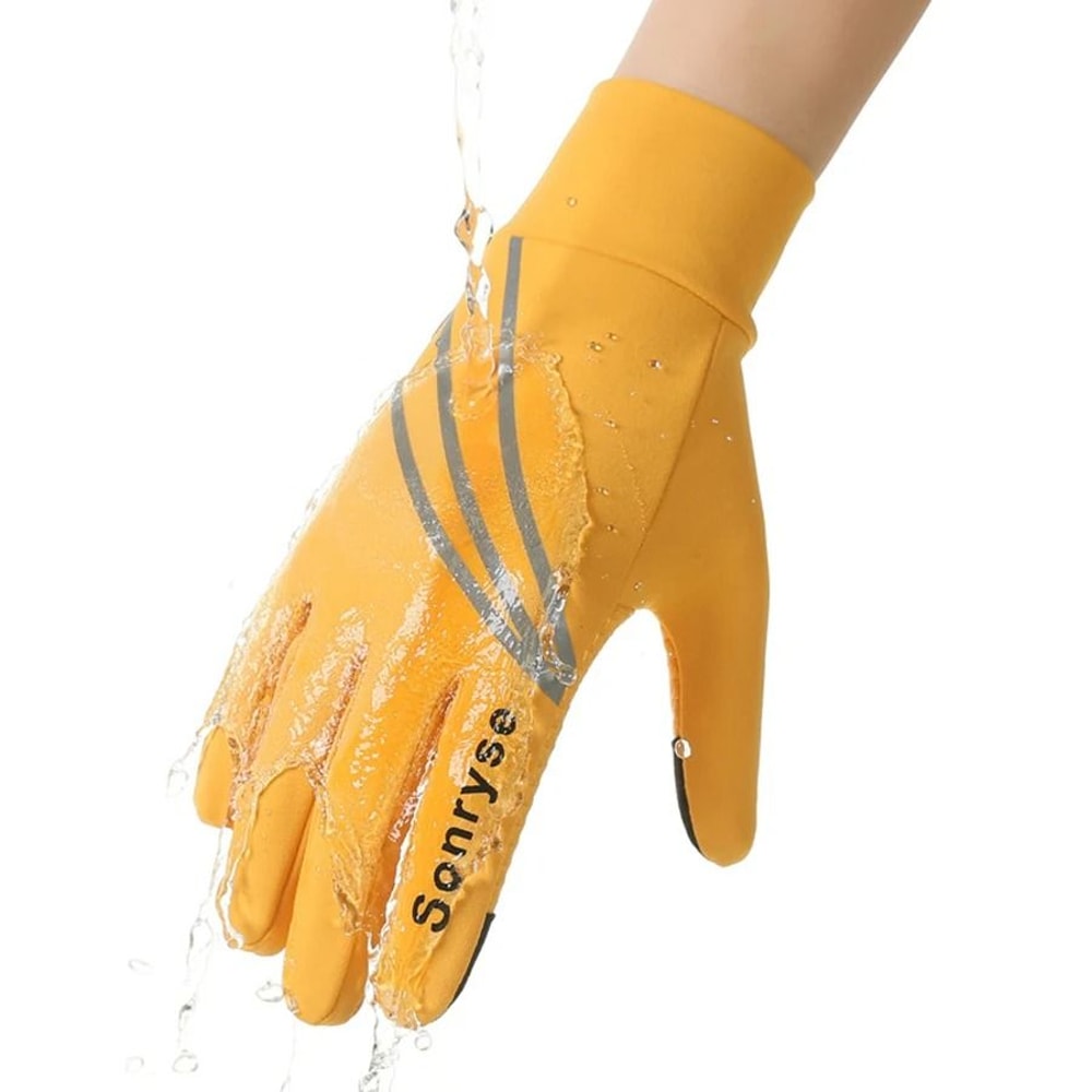 Winter Cycling Gloves Waterproof Fleece Thermal Riding Gear 2