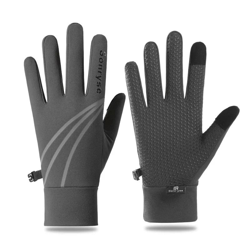 Winter Cycling Gloves Waterproof Fleece Thermal Riding Gear 6