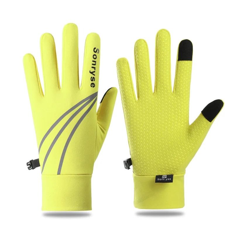 Winter Cycling Gloves Waterproof Fleece Thermal Riding Gear 8