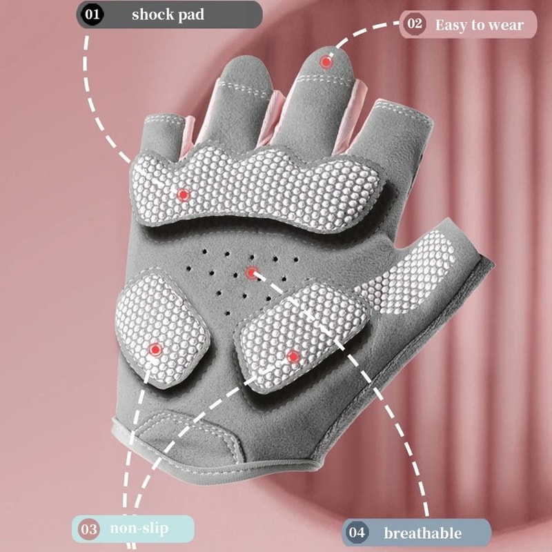 Breathable NonSlip Performance HalfFinger Cycling Gloves 2