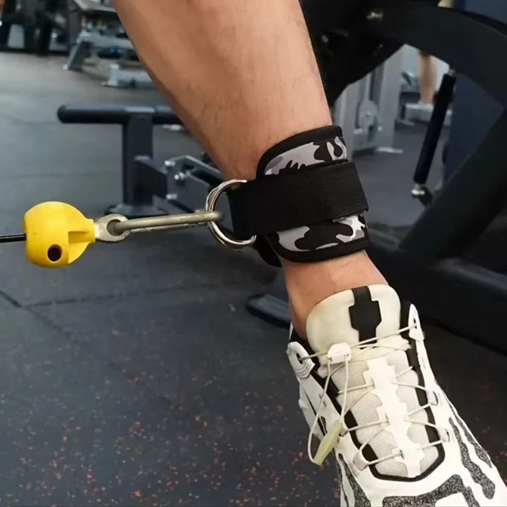 Adjustable Padded Ankle Cuffs For Glute Kickbacks Cable Machine Workouts 5