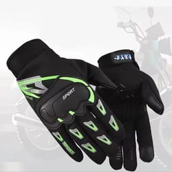 breathable full-finger mesh touchscreen motorcycle gloves