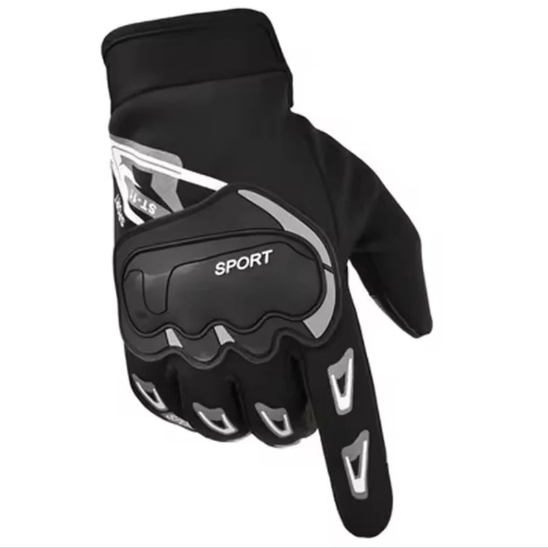 Breathable FullFinger Mesh Touchscreen Motorcycle Gloves 5