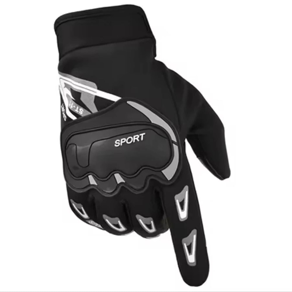 Breathable FullFinger Mesh Touchscreen Motorcycle Gloves 7