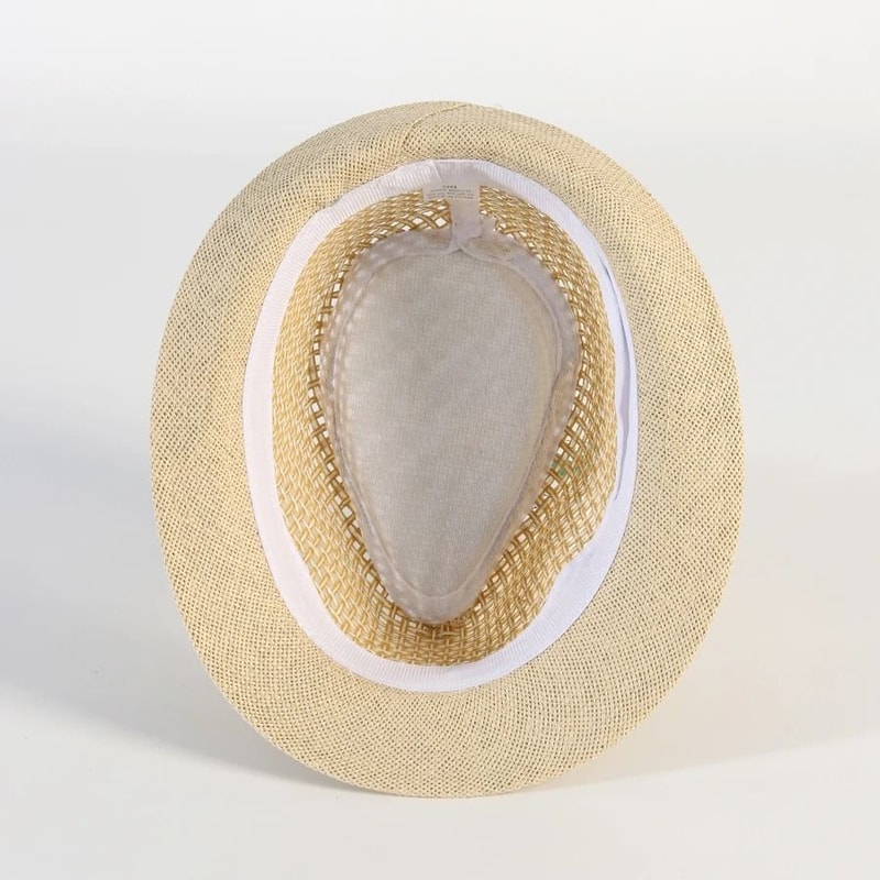 Classic Breathable Panama Straw Sun Hat For Men 2