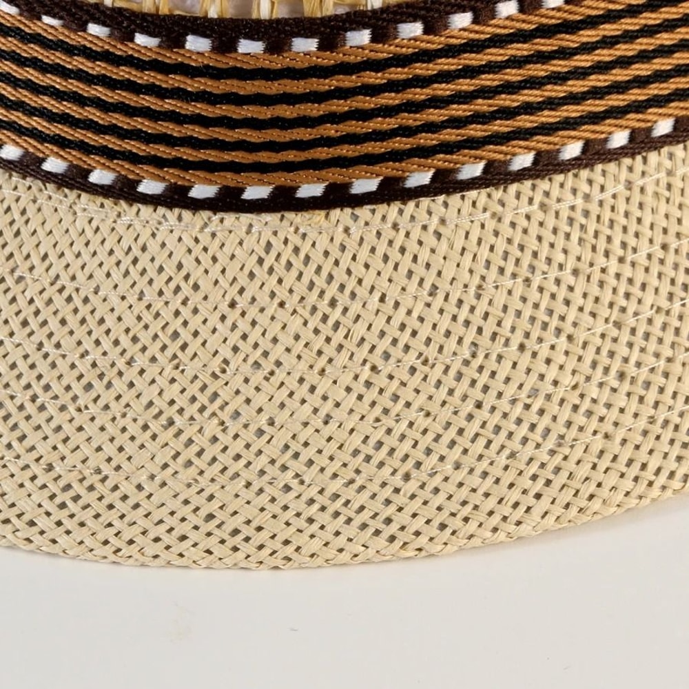 Classic Breathable Panama Straw Sun Hat For Men 4