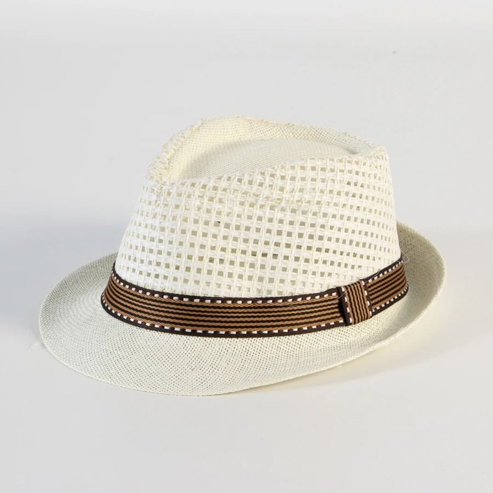 Classic Breathable Panama Straw Sun Hat For Men 6