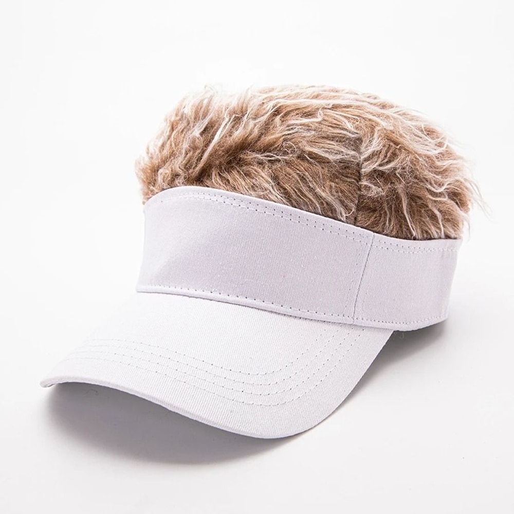 Fun Flare Performance Baseball Hat With Integrated Hair 6