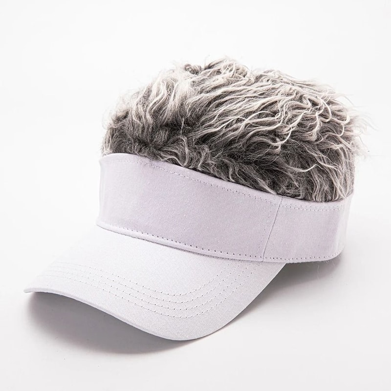 Fun Flare Performance Baseball Hat With Integrated Hair 7