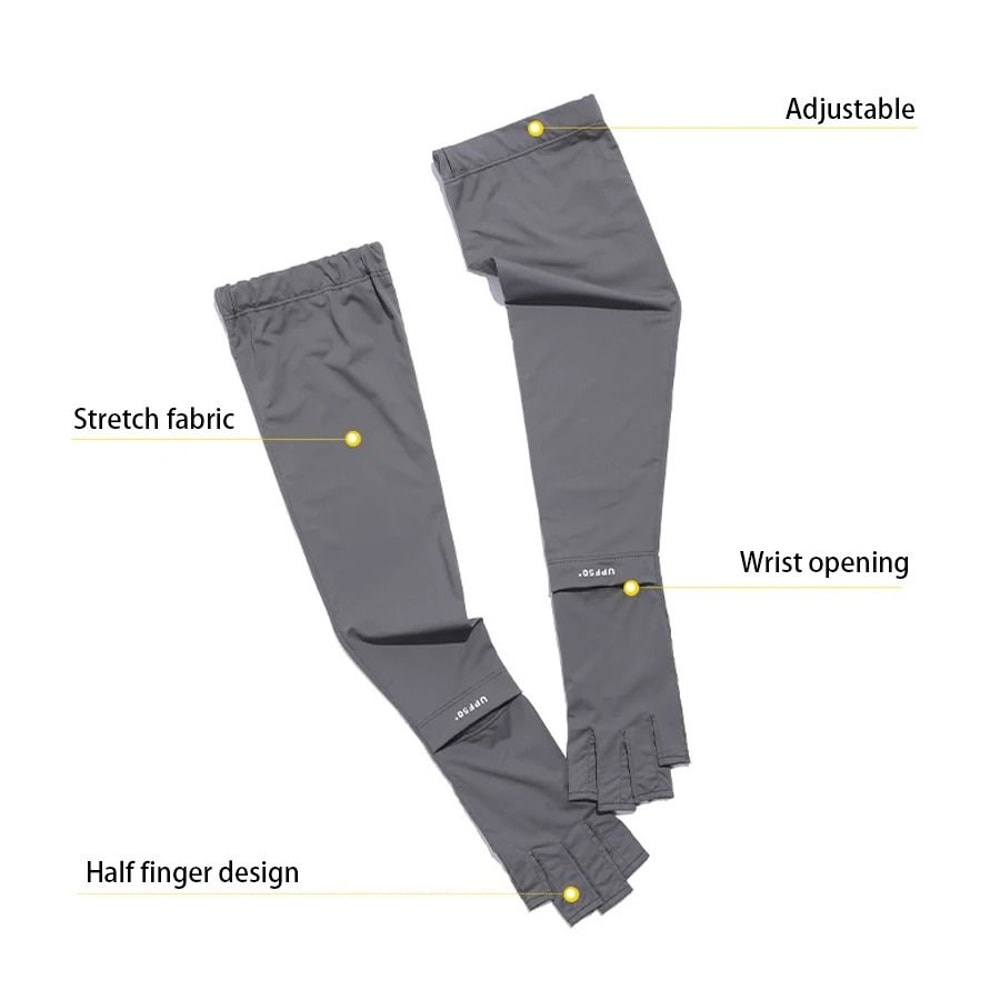 Ice Silk Cooling AntiUV Protective Arm Sleeves 5