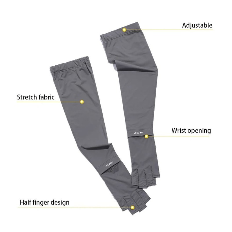 Ice Silk Cooling AntiUV Protective Arm Sleeves 5