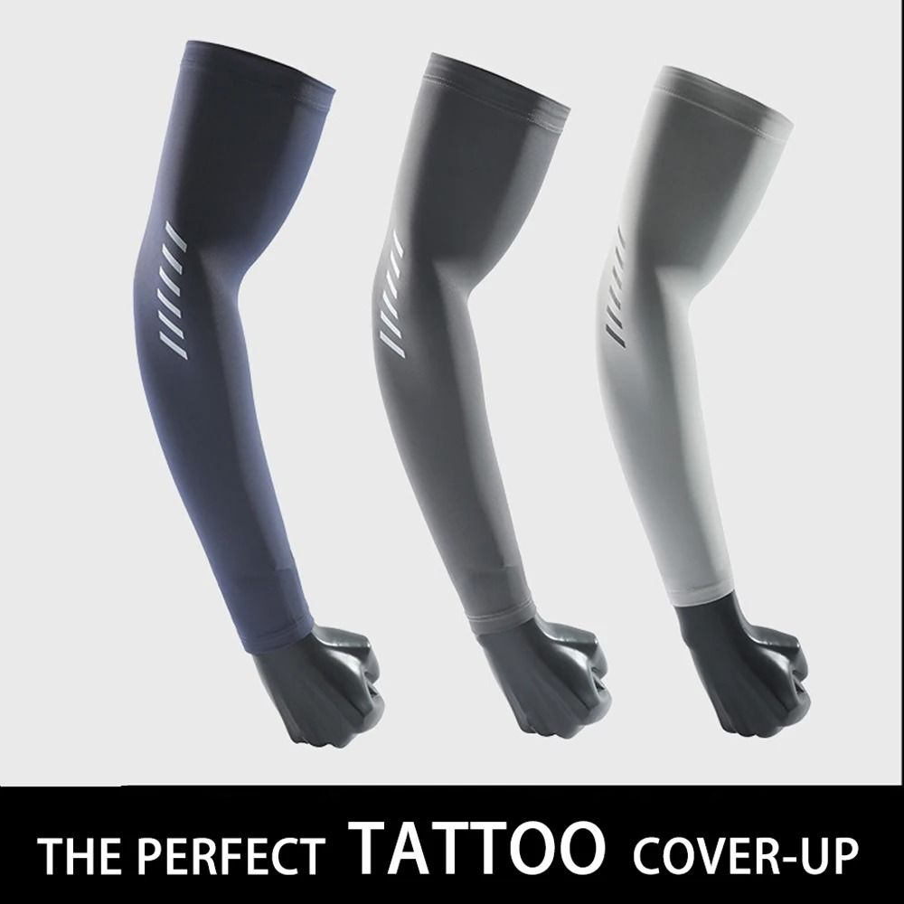 Pro Ice Silk Cooling AntiUV Protective Arm Sleeves 0