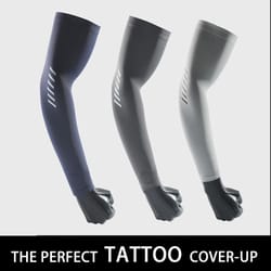 pro ice silk cooling anti-uv protective arm sleeves