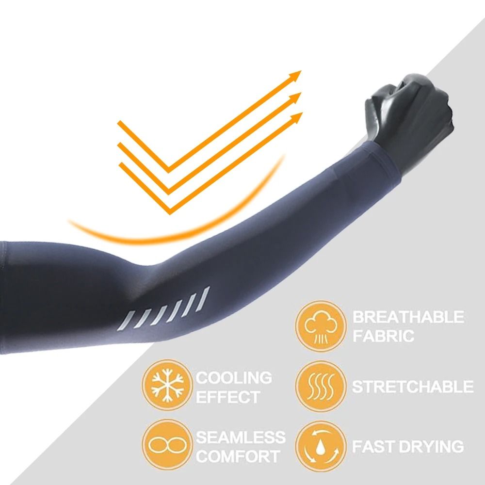 Pro Ice Silk Cooling AntiUV Protective Arm Sleeves 2