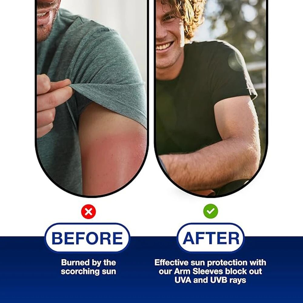 Pro Ice Silk Cooling AntiUV Protective Arm Sleeves 3