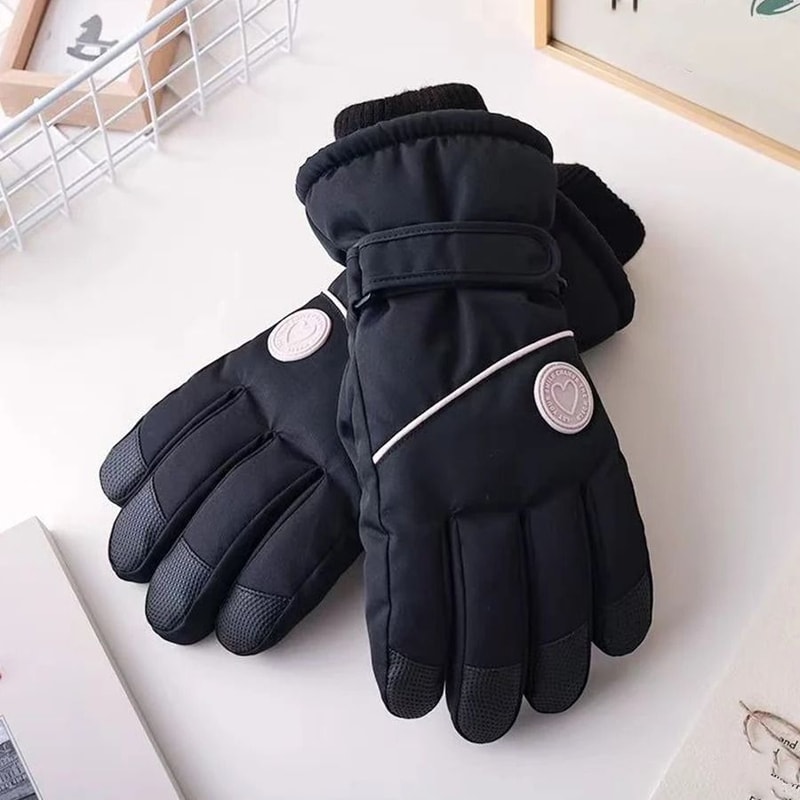Thermal Velvet Insulated Windproof Winter Ski Gloves 7