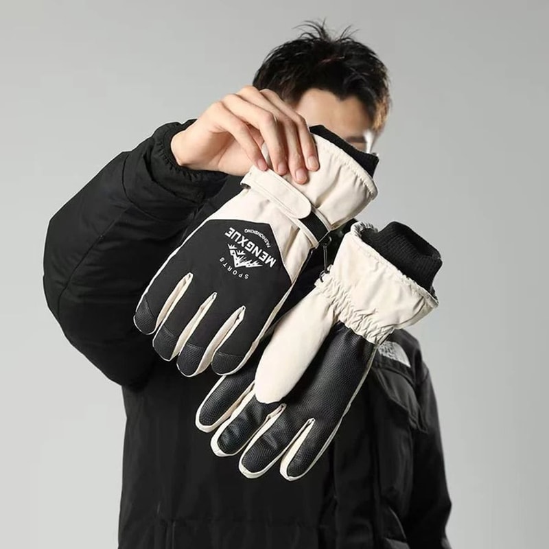 Thermal Waterproof Performance Snowboarding Riding Gloves 0