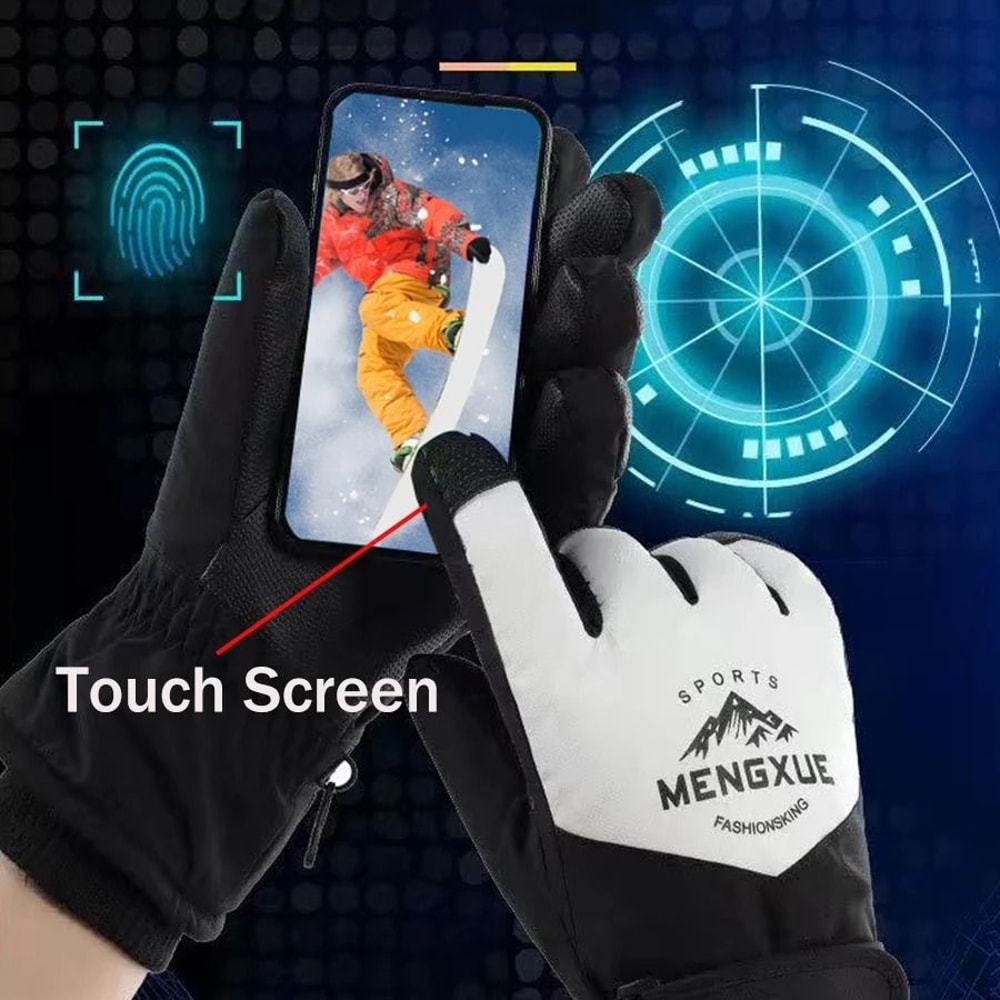 Thermal Waterproof Performance Snowboarding Riding Gloves 4