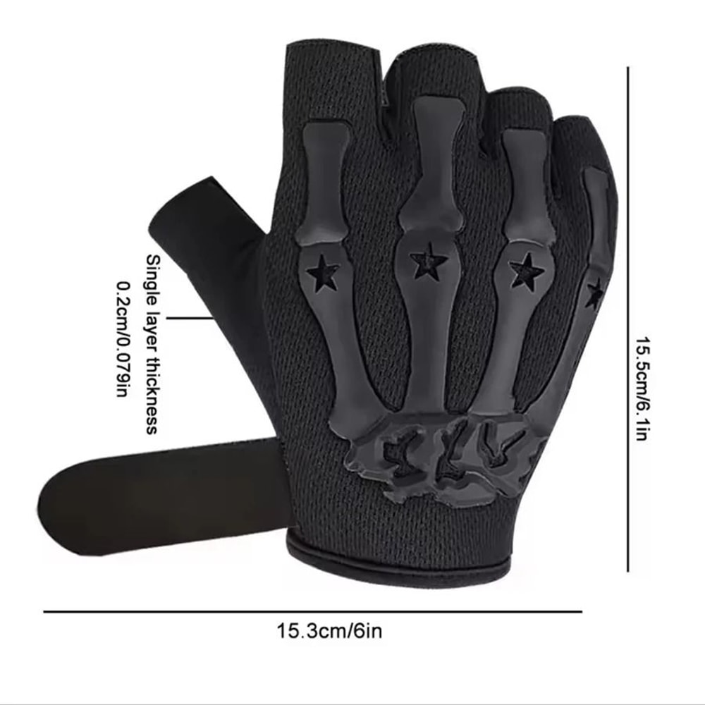 Skeleton Performance HalfFinger Tactical Sports Gloves 5