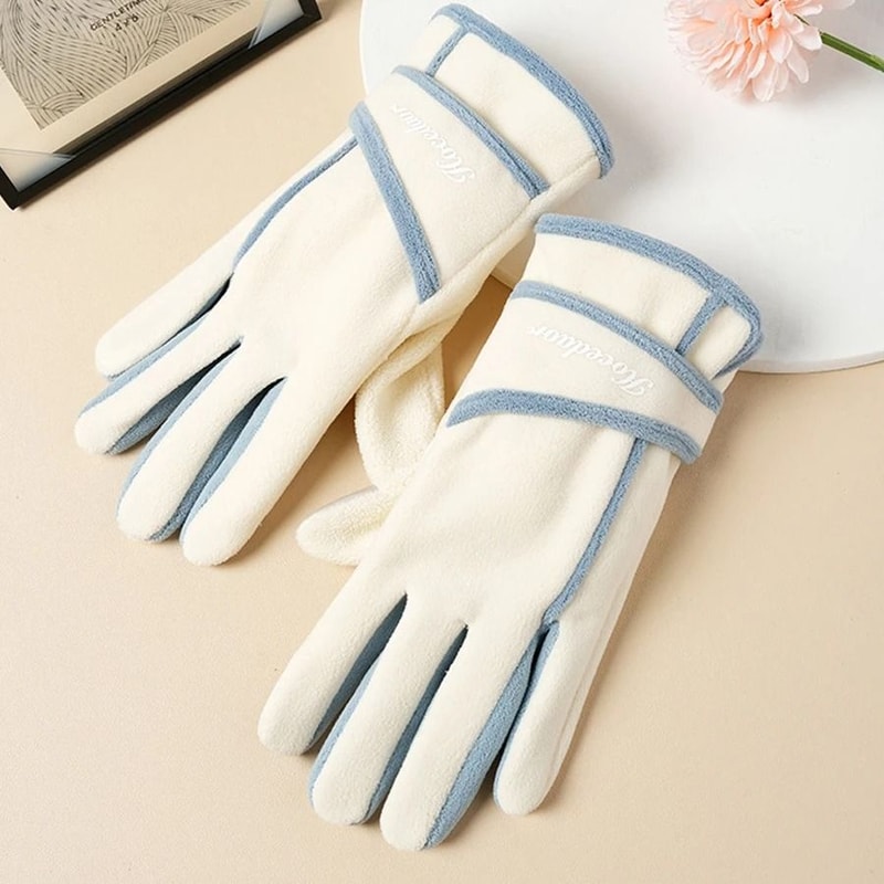 Thermal Velvet Insulated Windproof Riding Gloves 6