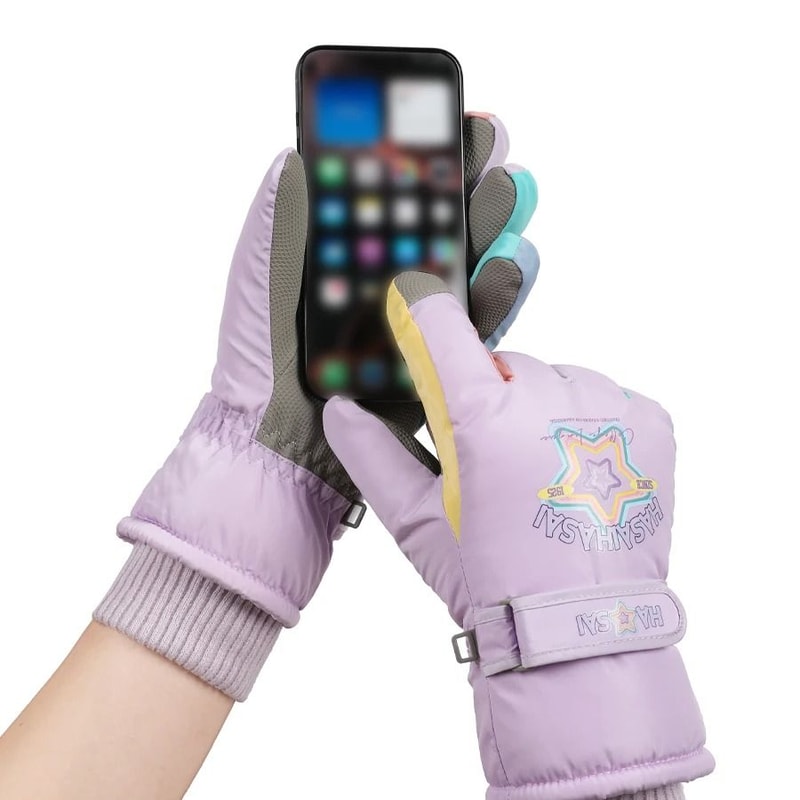 Thermal Performance Waterproof Ski Snowboard Gloves 4