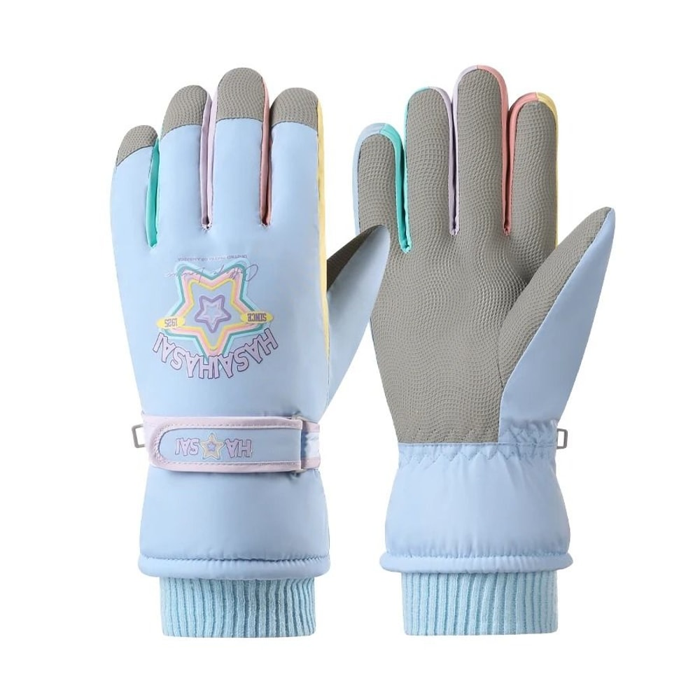 Thermal Performance Waterproof Ski Snowboard Gloves 7