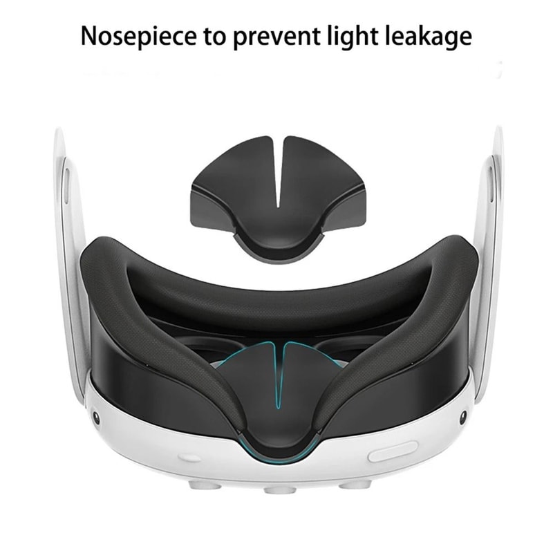 LightBlocking Silicone Nose Pad For Meta Quest 3 0