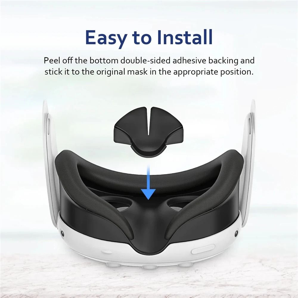 LightBlocking Silicone Nose Pad For Meta Quest 3 2