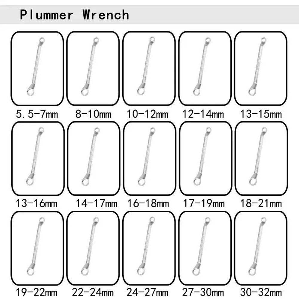 Polished DoubleHead Plum Wrench 5