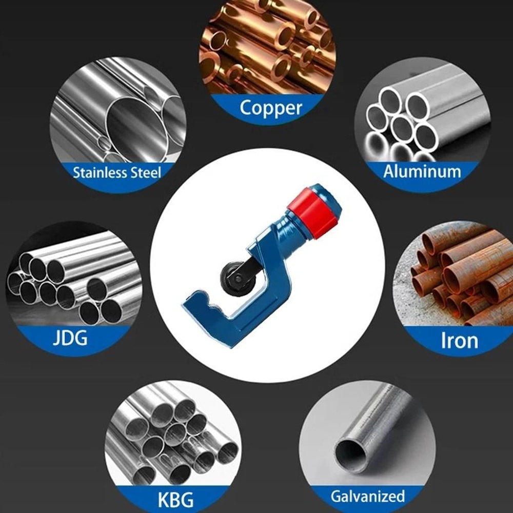 Precision Bearing Pipe Cutter With Hobbing Circular Blades 4