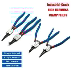 industrial-grade 5-inch precision circlip pliers