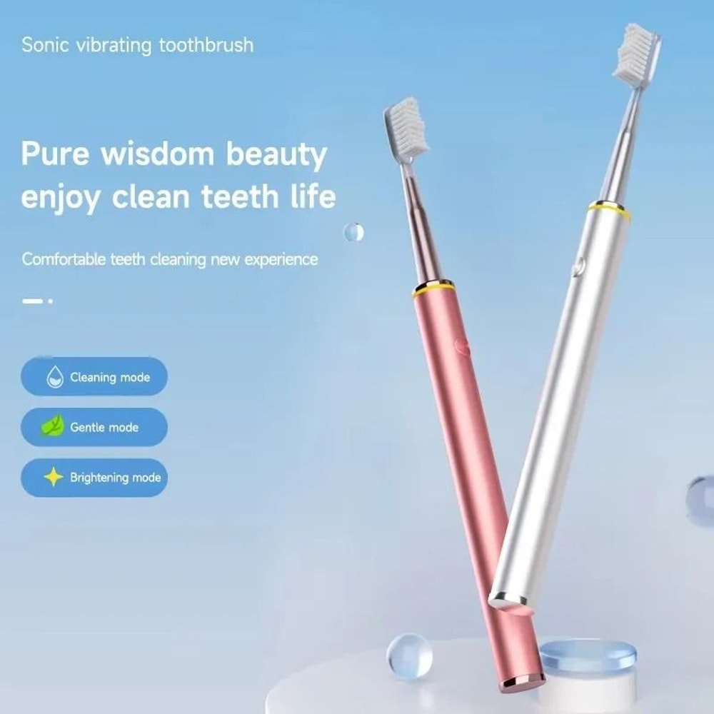 Elegant SlimBody Sonic Electric Toothbrush With Soft DuPont Bristles For Gentle Care 1