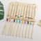 Natural EcoFriendly Bamboo Toothbrush Set With Individual Cowhide Wrap 10Piece Value Pack 6