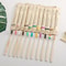 Natural EcoFriendly Bamboo Toothbrush Set With Individual Cowhide Wrap 10Piece Value Pack 6