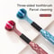 3Sided Comprehensive Deep Cleaning Toothbrush With Raised Tongue Scraper 2Pack 0