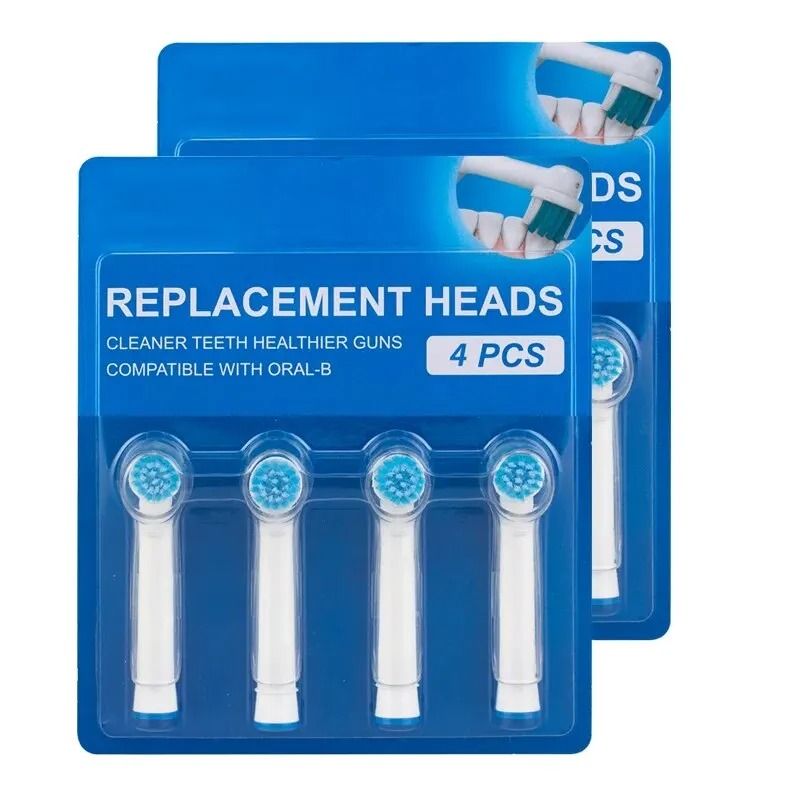 Universal Precision Clean Replacement Brush Heads For OralB 8Piece Value Pack 5