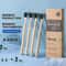 EcoFriendly Bamboo Toothbrush With UltraSoft 10000 Nano Bristles 4Pack 0