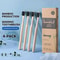 EcoFriendly Bamboo Toothbrush With UltraSoft 10000 Nano Bristles 4Pack 0