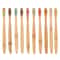 Natural EcoFriendly Bamboo Toothbrush Set Colorful 10Piece Value Pack 5