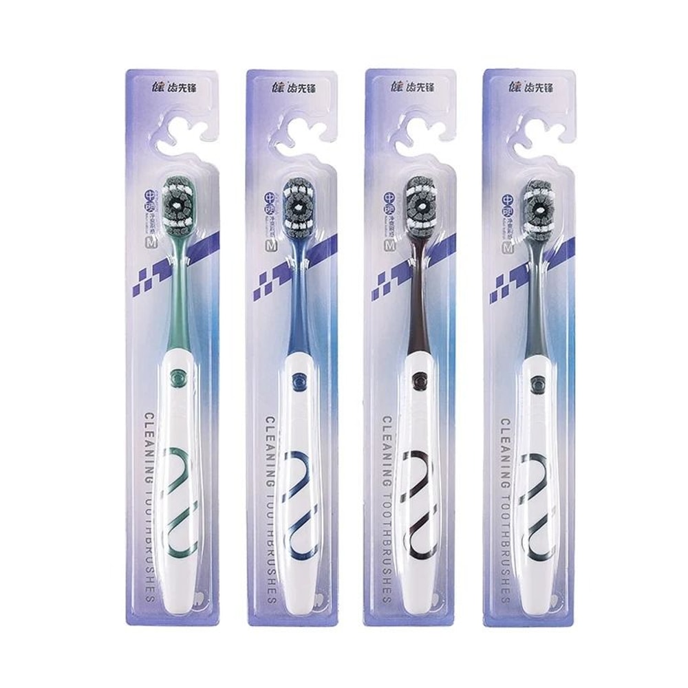 Universal 360 Deep Cleaning Hard Bristle Toothbrush For Men 6Piece Professional Se 0