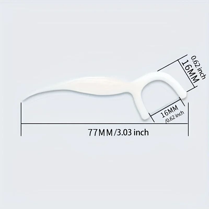 Professional Deep Cleaning Dental Floss Picks 50Piece Portable Travel Set 6