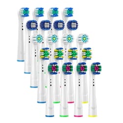 universal high-performance sonic toothbrush replacement heads | 4-piece set